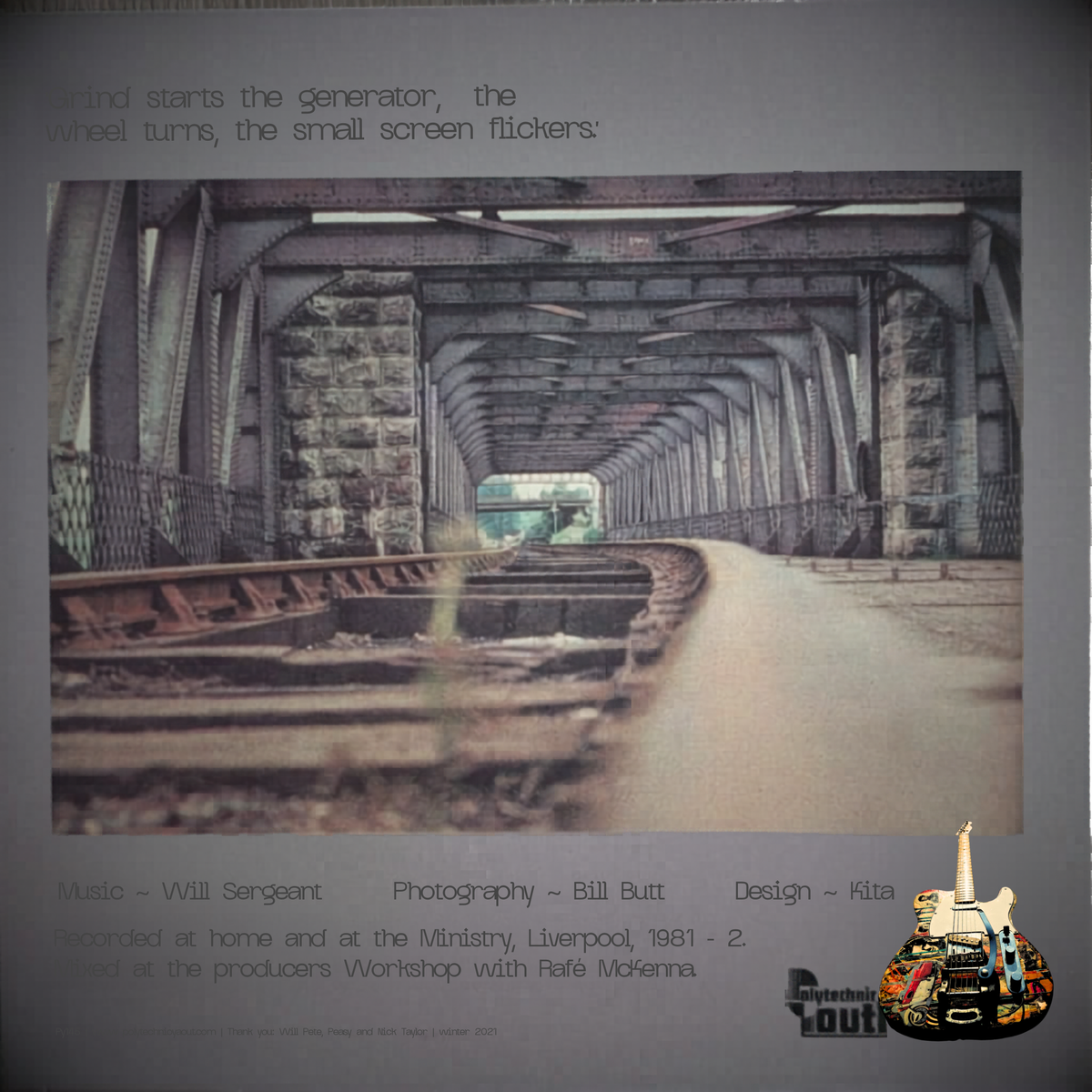 Will Sergeant 'Themes For Grind' Vinyl