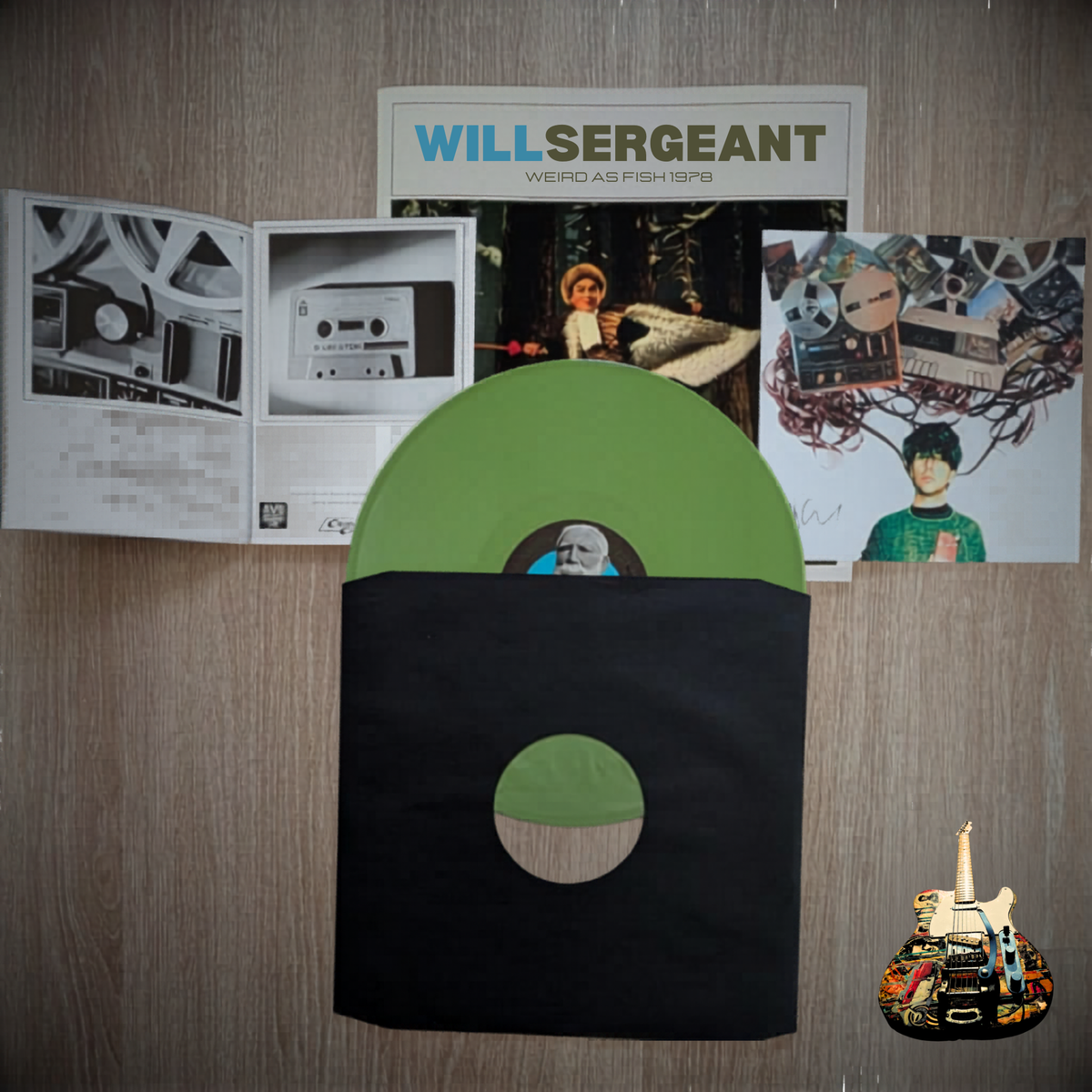 Will Sergeant 'Weird As Fish' 1978 Vinyl signed
